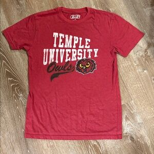 Temple University Men’s T-Shirt Cherry Red